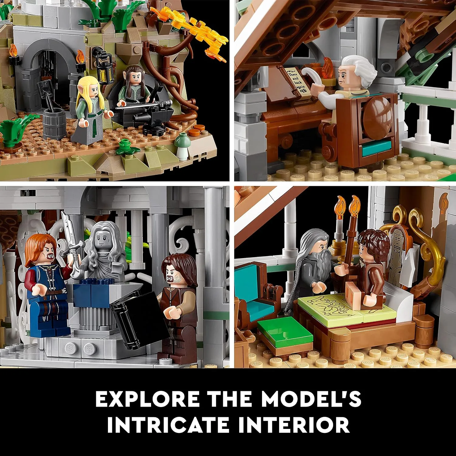 LEGO Icons The Lord of The Rings: Rivendell Building Set for Adults, Ages 18+ - LOTR Bedroom or Home Decor - Gift for Men & Women - 10316