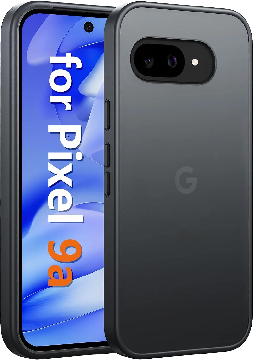 FNTCASE for Google Pixel 9a Case, Translucent Matte Phone Back