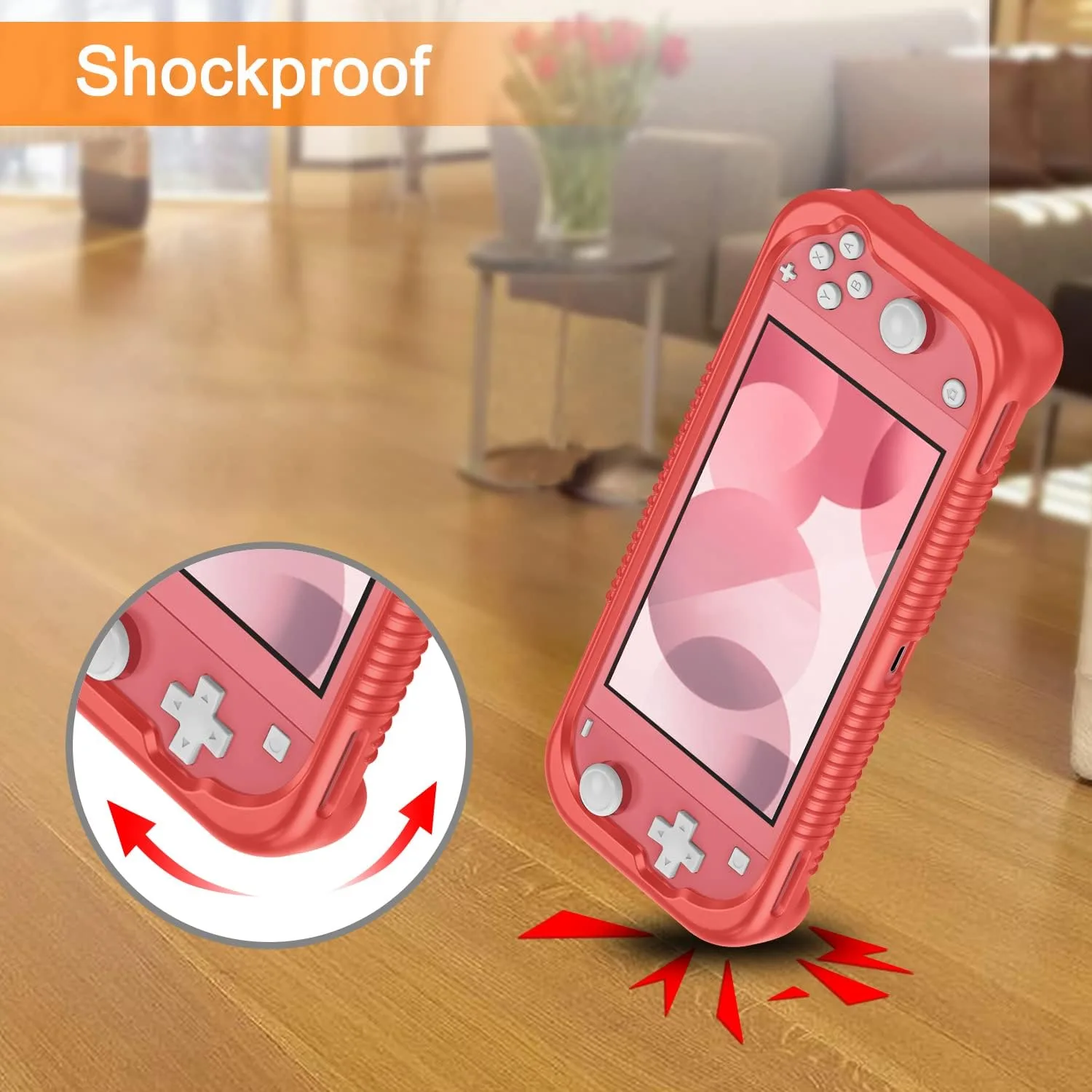 FINTIE Soft Silicone Protective Case for Nintendo Switch Lite 2019