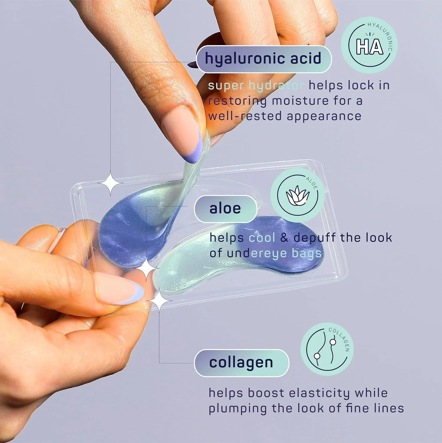 SpaLife Beauty Hydrating Undereye Masks | Hydrogel Eye Patches for Dryness, Puffiness, & Tiredness with Hyaluronic Acid & Aloe | 2-in-1 Skincare Treatment | Pack of 8 Pairs (8 Undereye Treatments)
