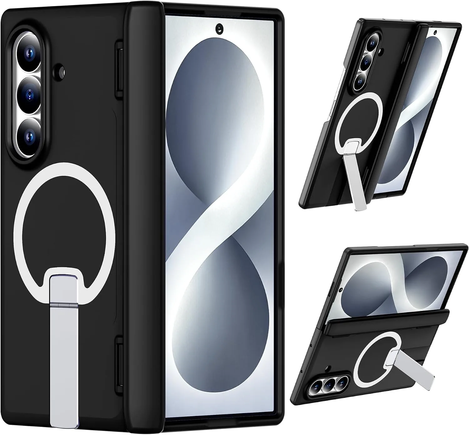 For Samsung Galaxy Z Fold 8 Ultra Case with Kickstand & Screen Protector