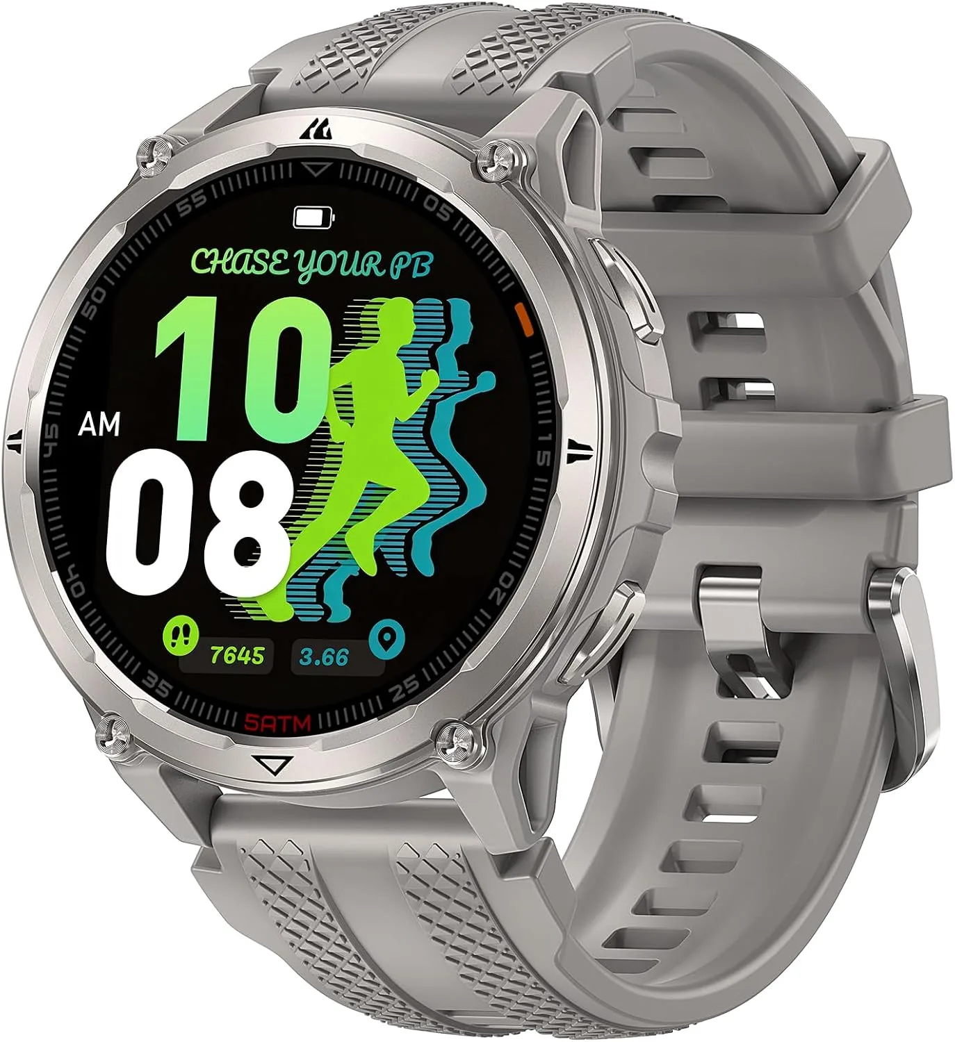 KOSPET ORB 2 Rugged Smart Watch, 5 ATM & IP69 Waterproof, Dual-Band GPS