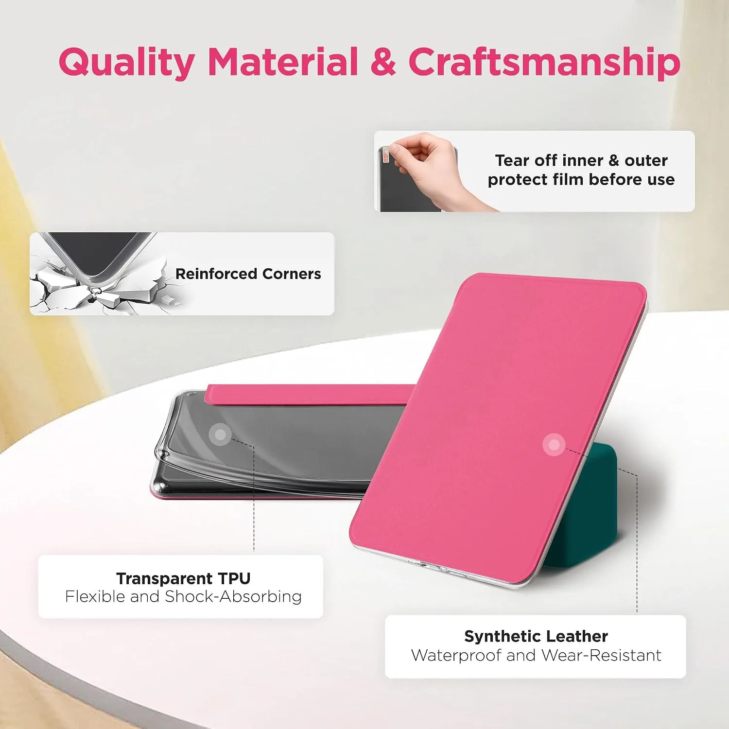 SESENSE Magnetic Case for 7'' Kindle Paperwhite 12th Gen 2024 & Colorsoft