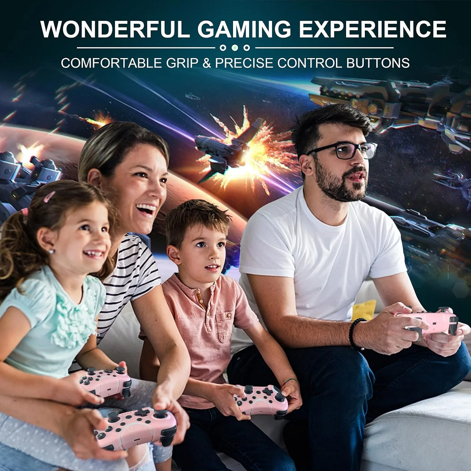 Wireless Switch Pro Controller Compatible with Nintendo Switch/Lite/OLED