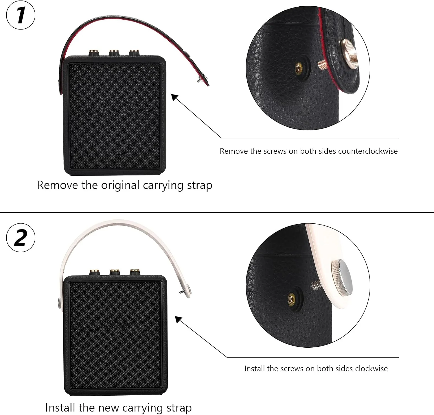 Carrying Strap & Shoulder Strap for Marshall Stockwell III/II