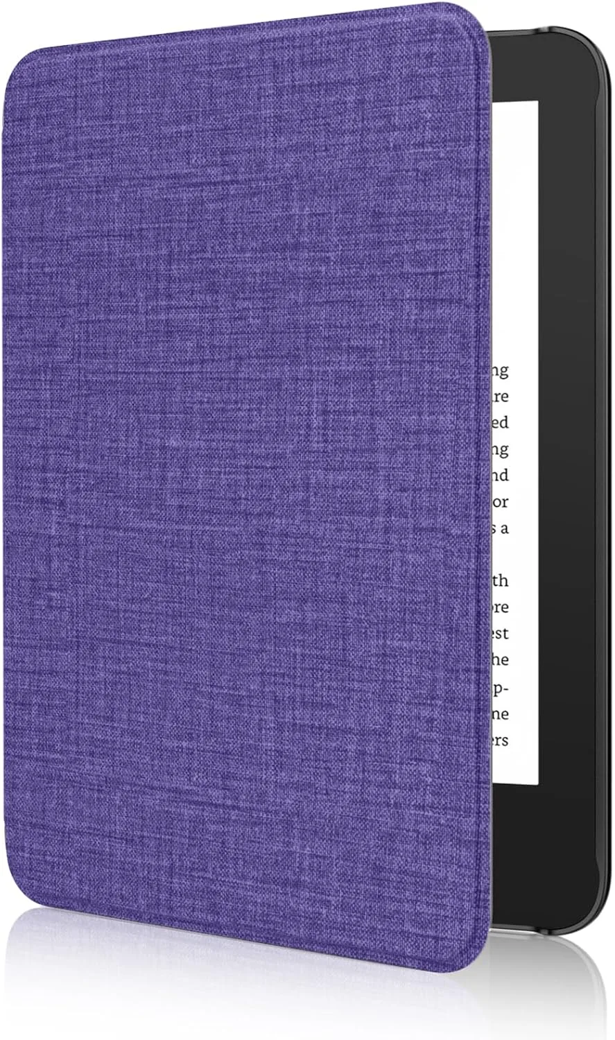 MoKo Case for 6" Amazon Kindle Basic 11th Gen 2024/2022, Denim Dark Purple