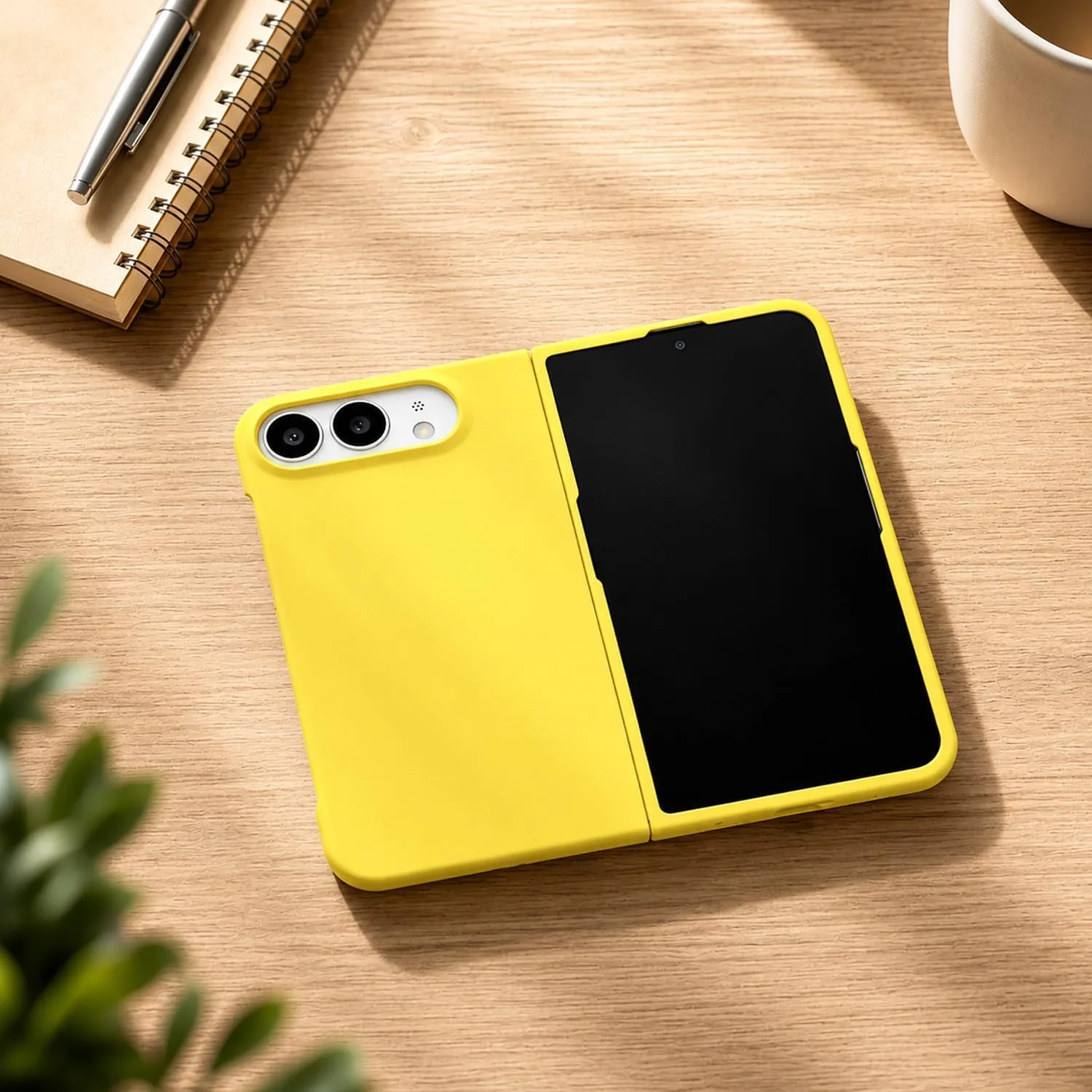 Matte PC Case for iPhone Duo - Yellow