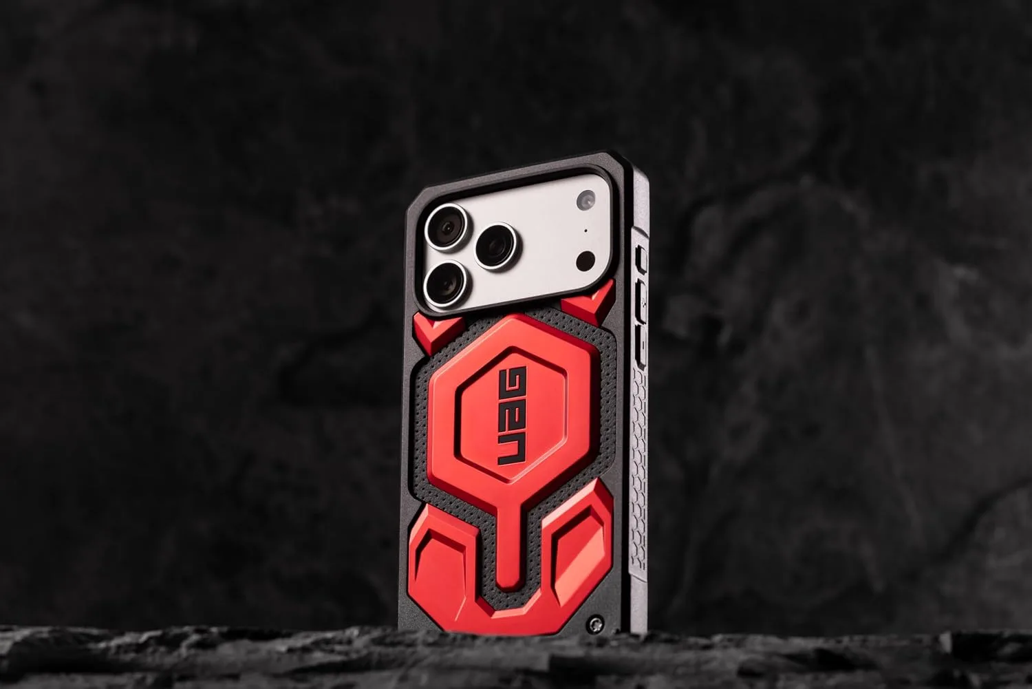 UAG Monarch Pro for iPhone 18 Pro Max Case/iPhone 17 Pro Max Case, Crimson