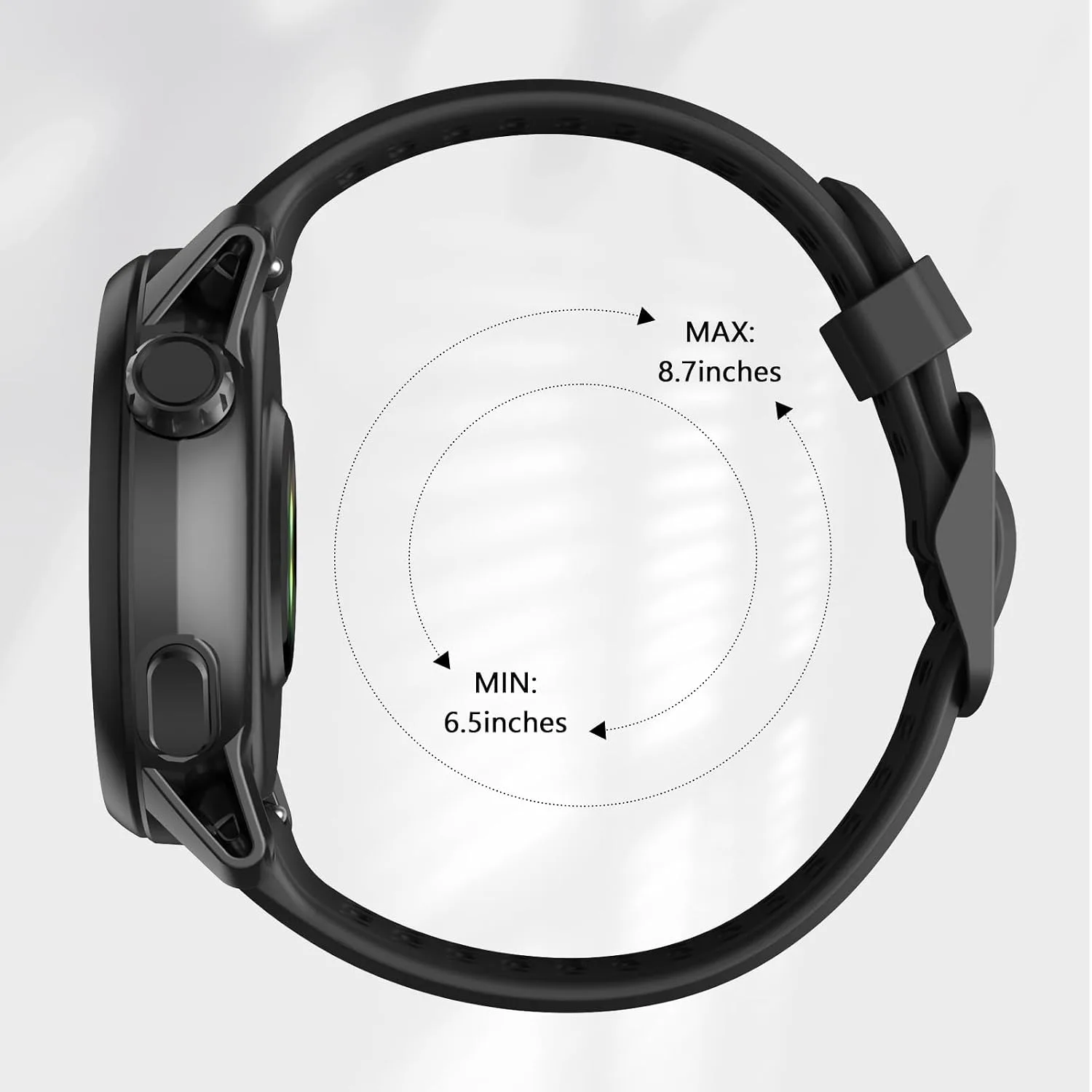 Compatible with COROS Pace 3 Watch Band, 22mm Quick Release Sports Silicone Watch Band Breathable Wristband Strap Women Men Strap for COROS APEX 2 Pro/APEX 46mm/APEX Pro