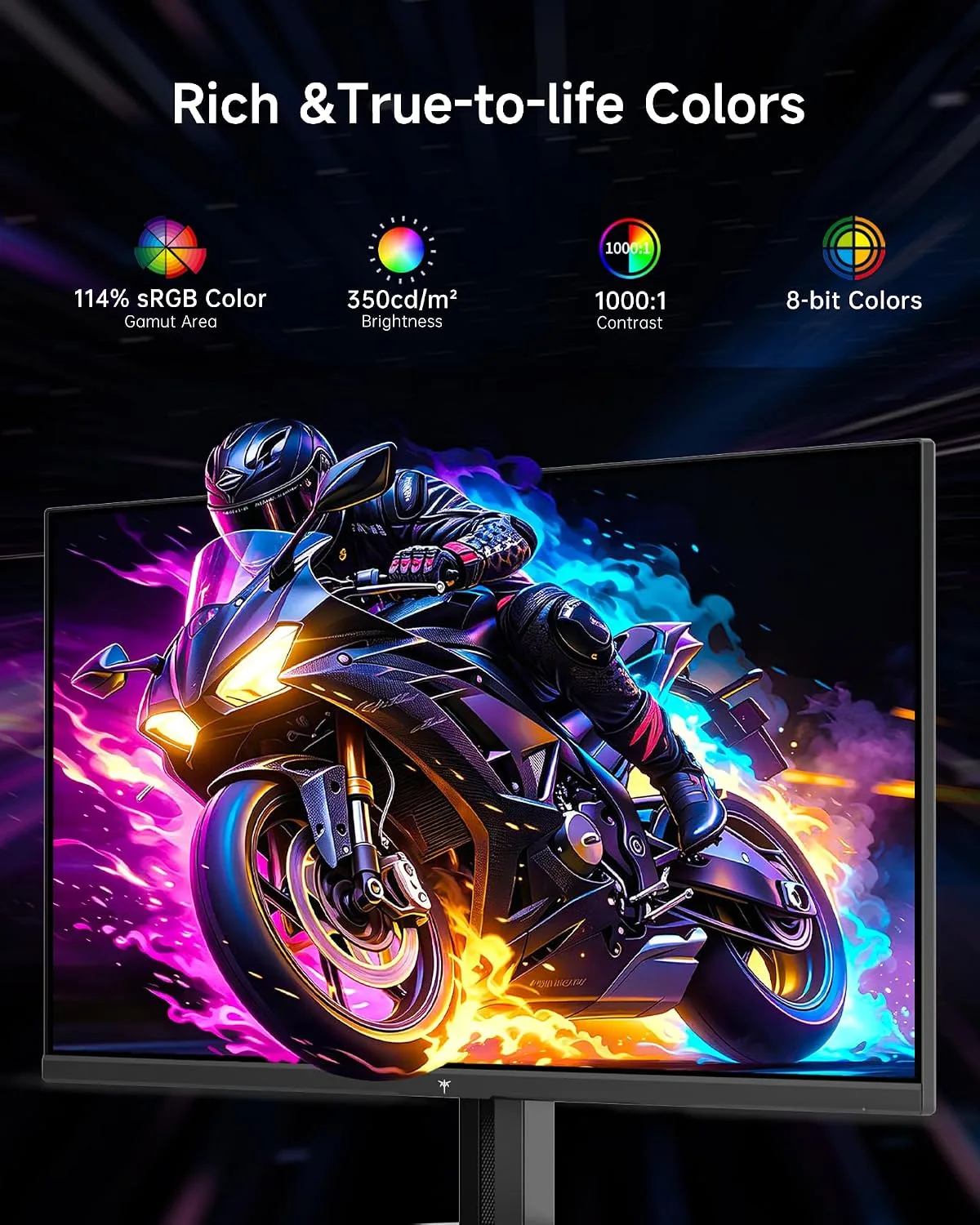 KTC 24.5 Inch 240Hz Gaming Monitor, FHD Computer Monitor Fast IPS, H25T7-A