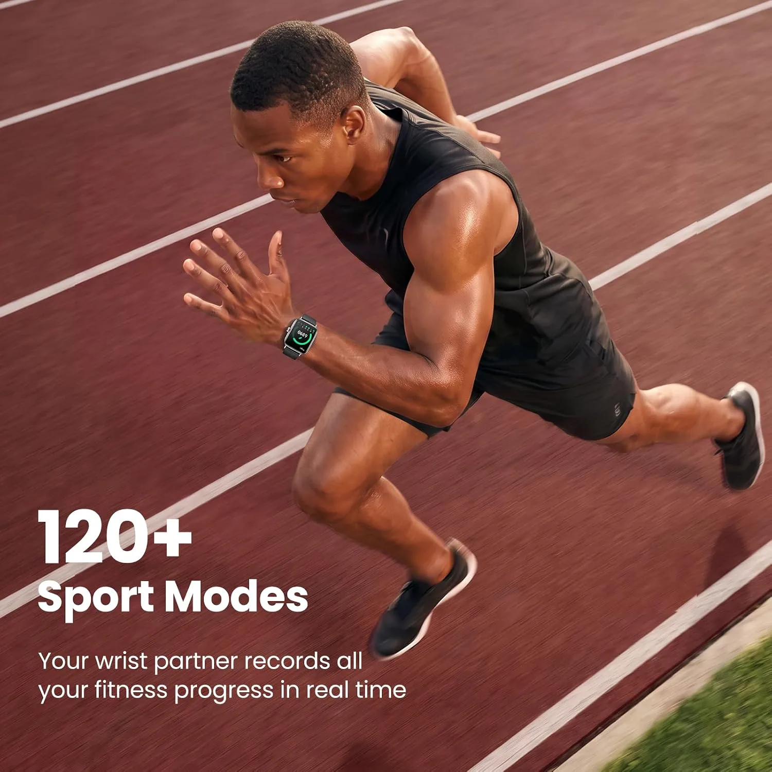 Smart Watch for Women Men, 2 Bands Health&Fitness Watch for iPhone/Android, Make Call and Message Notice, 24/7 Heart Rate/Sleep/SpO2 Tracker, 1.85" HD Smartwatch with 120 Sport Modes, IP68 Waterproof