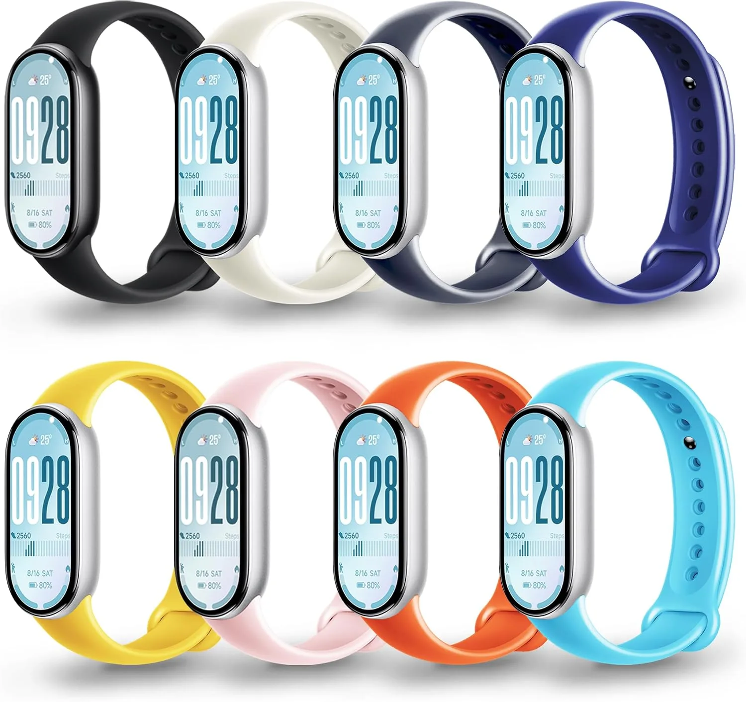 Correas de repuesto para Xiaomi Smart Band 10/9/8