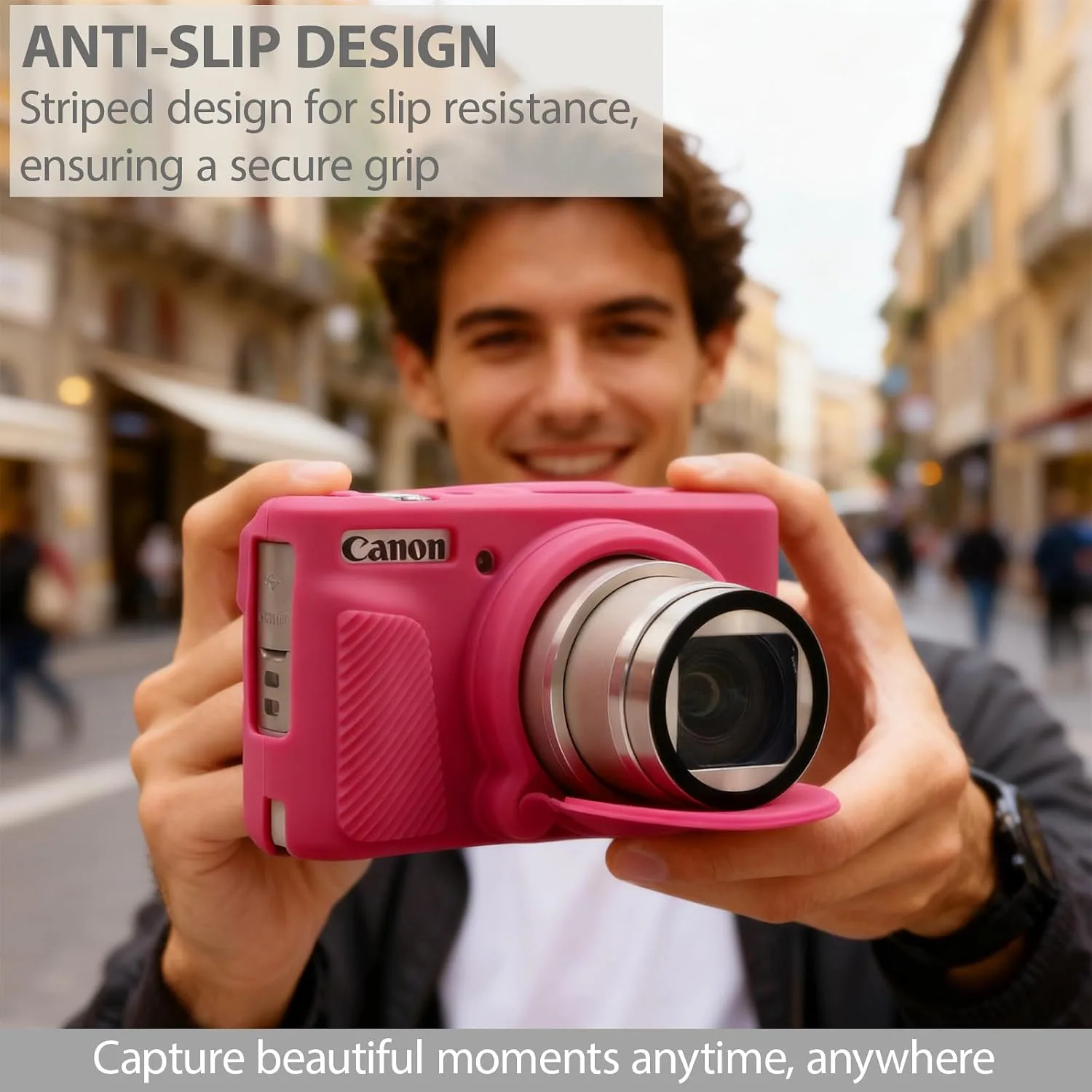 Case for Canon PowerShot SX740 HS, SX730 HS Camera - Hot Pink