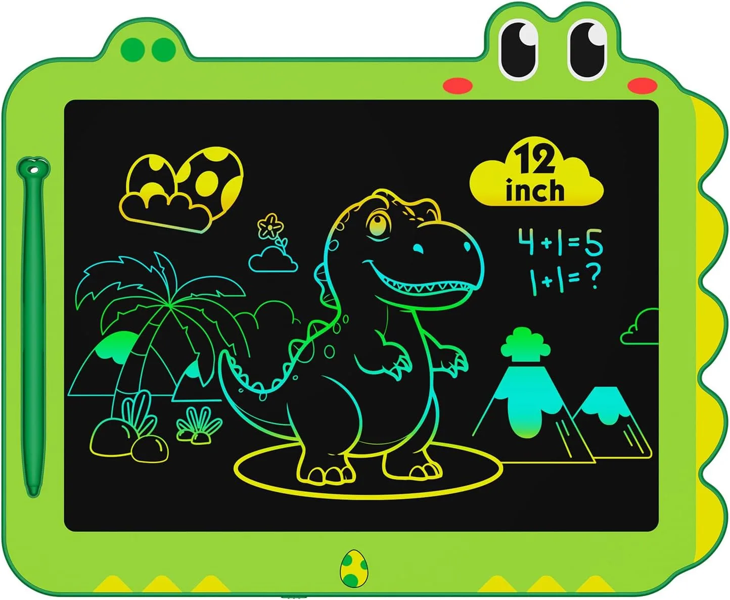 Pizarra LCD para dibujar Orsen 12 pulgadas Dinosaurio Verde