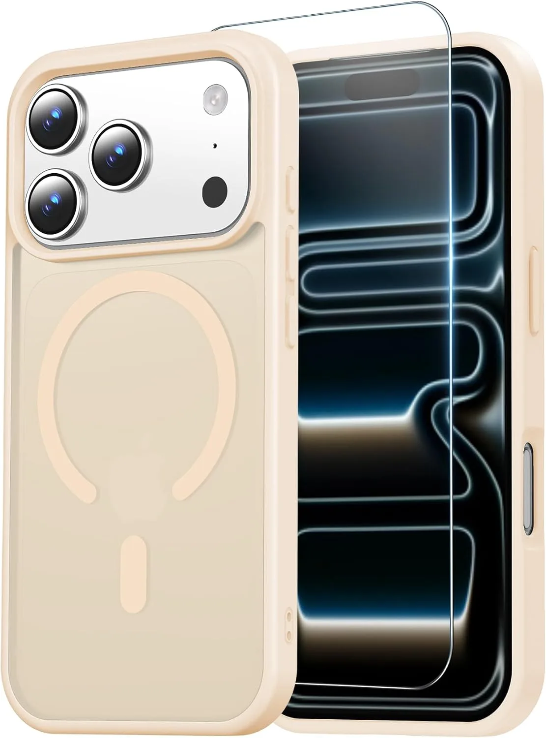 Carcasa Temdan para iPhone 18 Pro Max y iPhone 17 Pro Max Beige