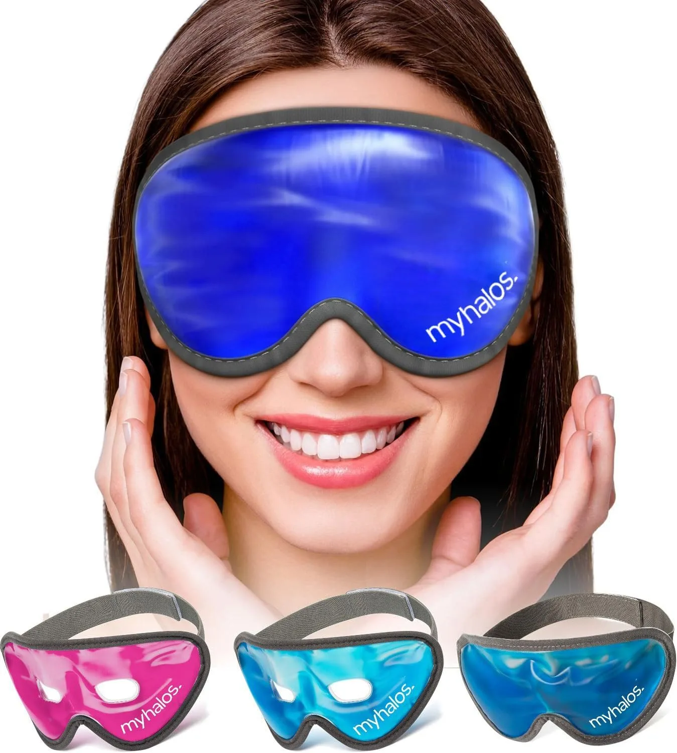 Mascarilla facial de gel para ojos MyHalos Cooling Gel Eye Mask