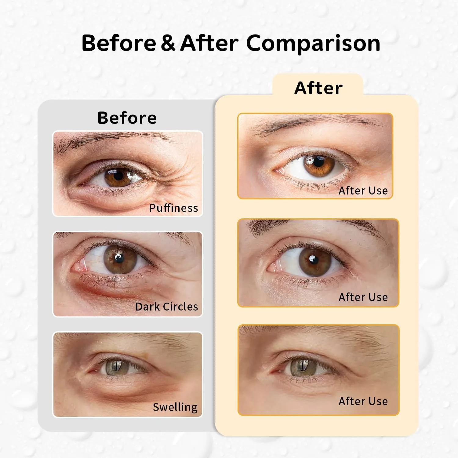 Hot and Cold Eye Pads, Reusable Eye Patches