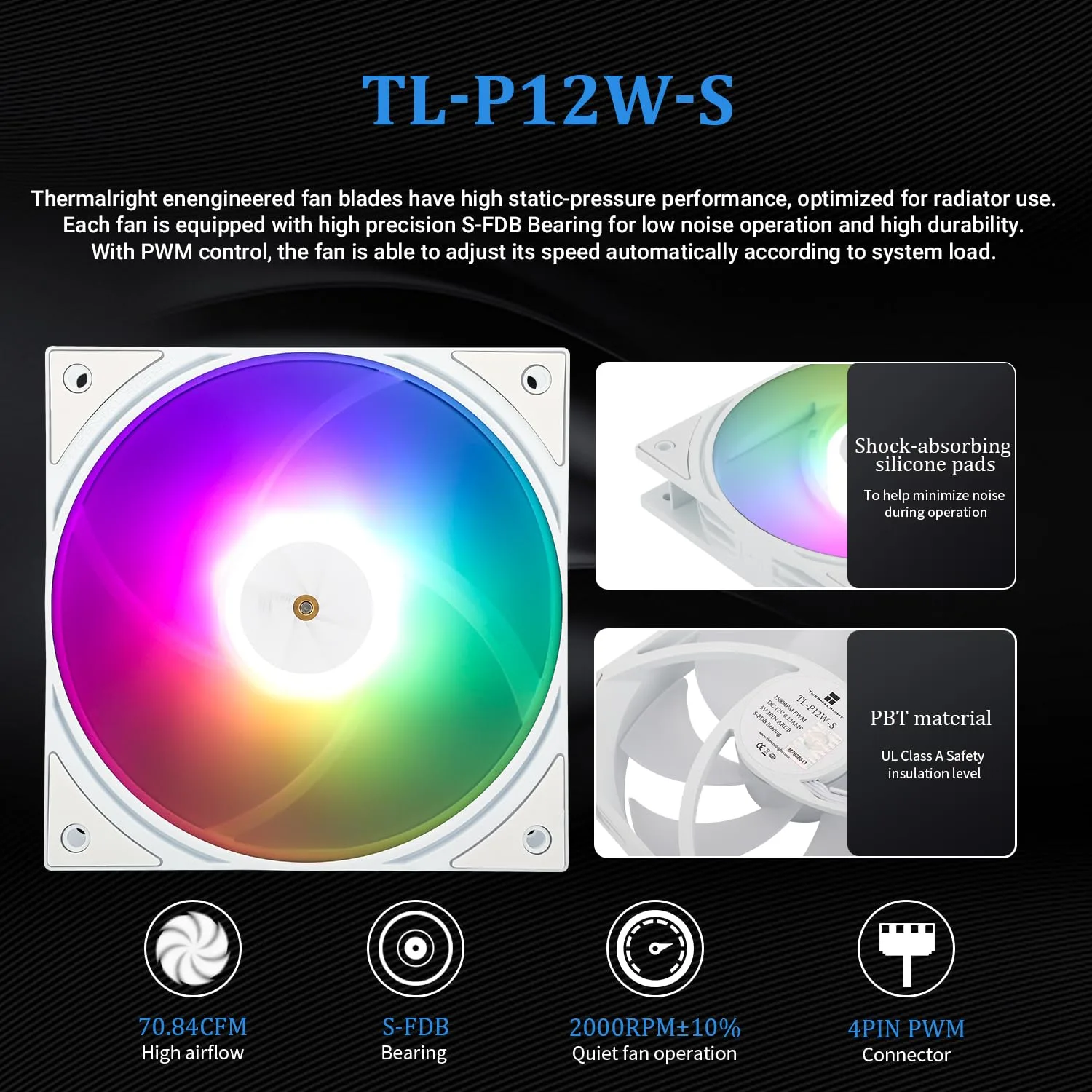 Thermalright FW PRO 360 ARGB White CPU AIO Cooler,IPS LCD Screen with 320 * 320 Resolution,for AM5&Intel 1700/1851,High-Performance 360 Specs Water-Cooled with 2.73in Removable Display