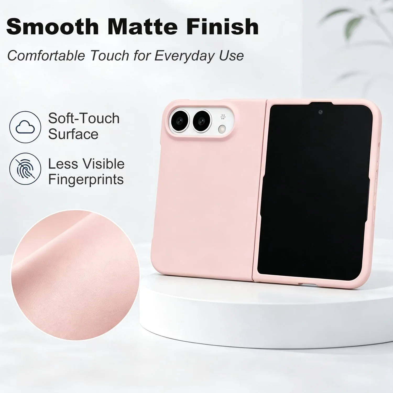 Matte PC Case for iPhone Duo - Pink