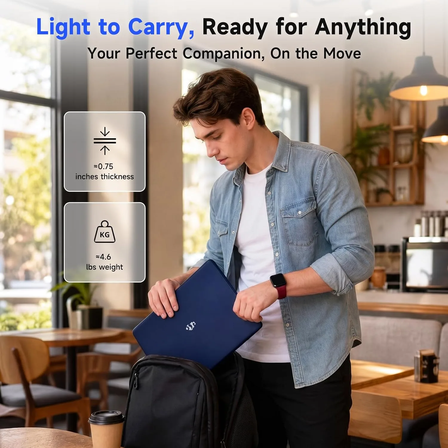 NIMO 17.3" FHD IPS Gaming Laptop, AMD Ryzen 7 Computer (Up to 4.75 GHz, Beat i7-12650H) with 16GB DDR5 RAM 1TB SSD Radeon 680M GPU 2-Yr Warranty 180° View Multifuntional for Business Creator Student
