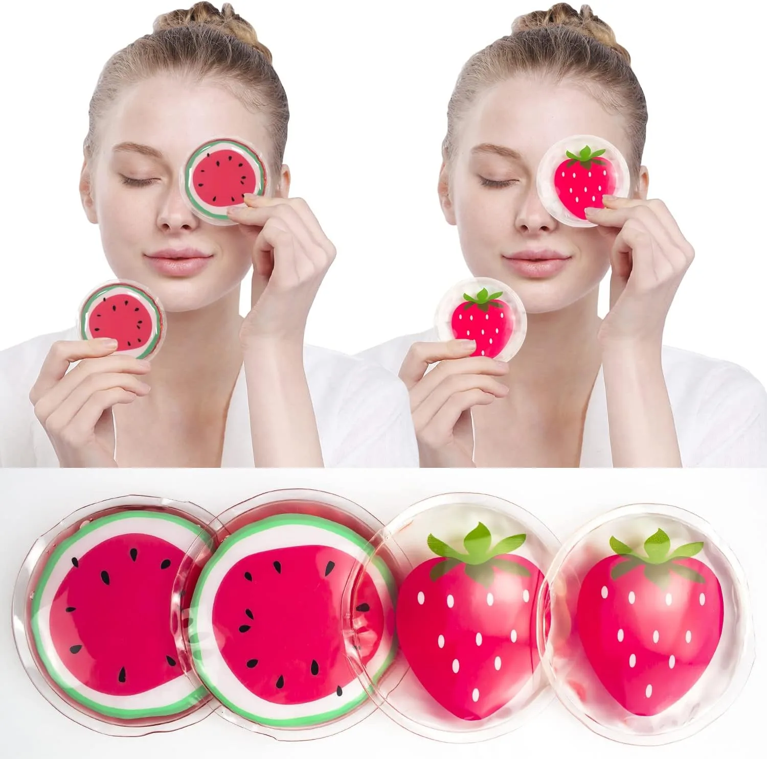 Hot and Cold Eye Pads, Reusable Eye Patches
