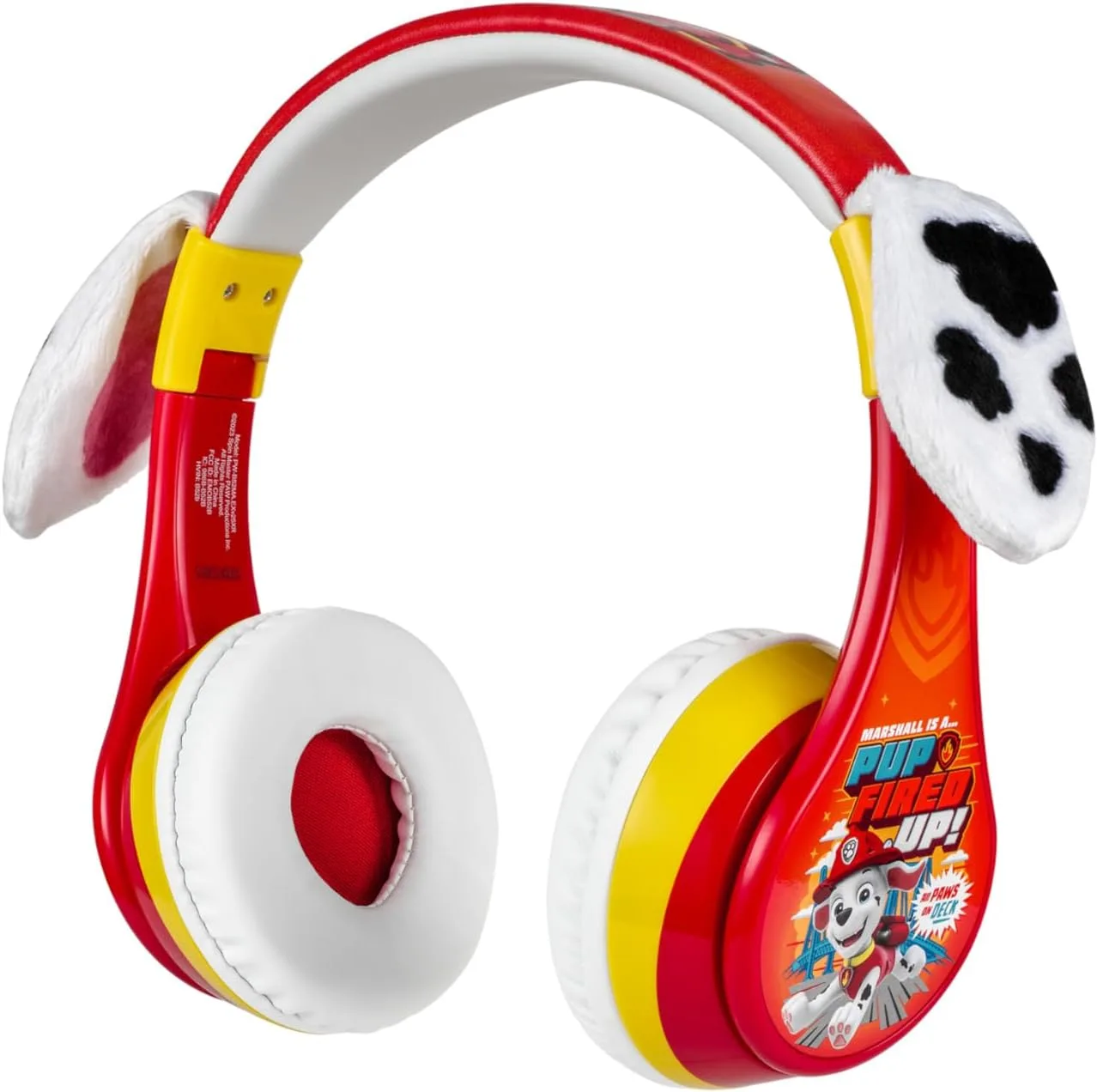 Paw Patrol Marshall Bluetooth Headphones for Kids, Wireless Headphones