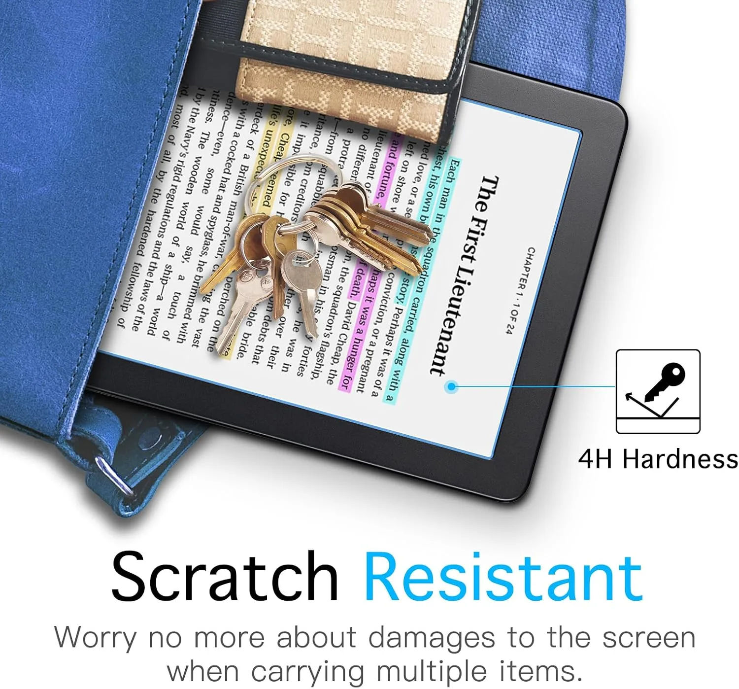 MoKo 2 Pack Anti-Glare Screen Protector for 6" Kobo Clara Colour/Clara BW