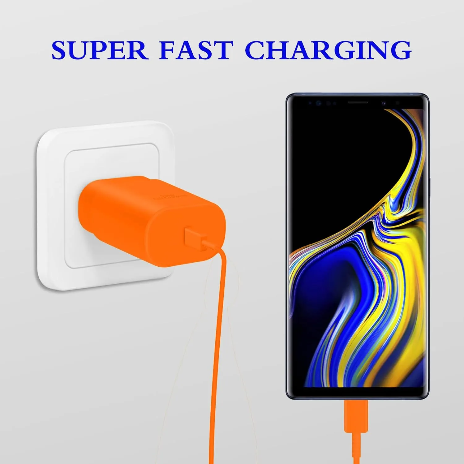 Type C Charger Fast Charging 2-Pack 25W Long 6FT USB C Cable