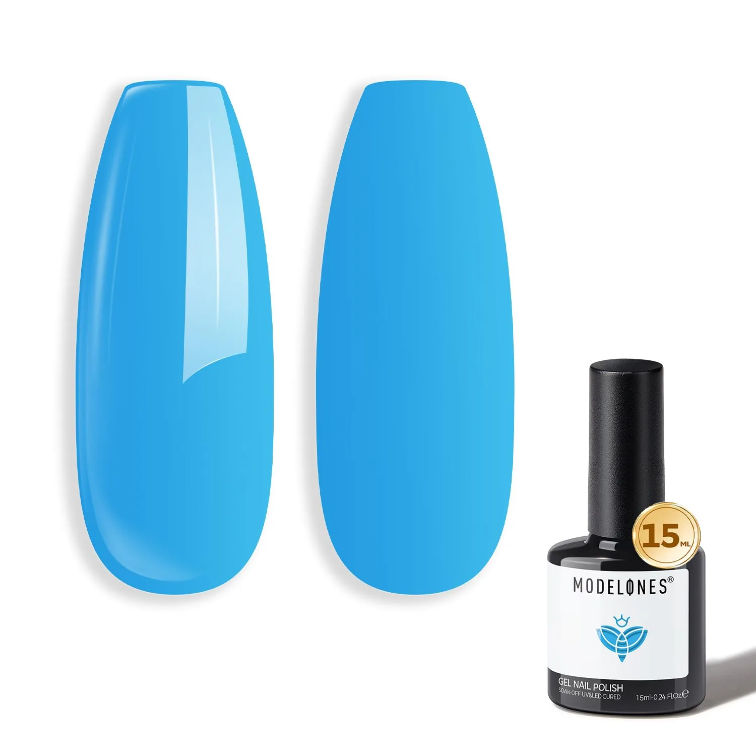 Esmalte en gel Modelones Azul Cielo 15ml