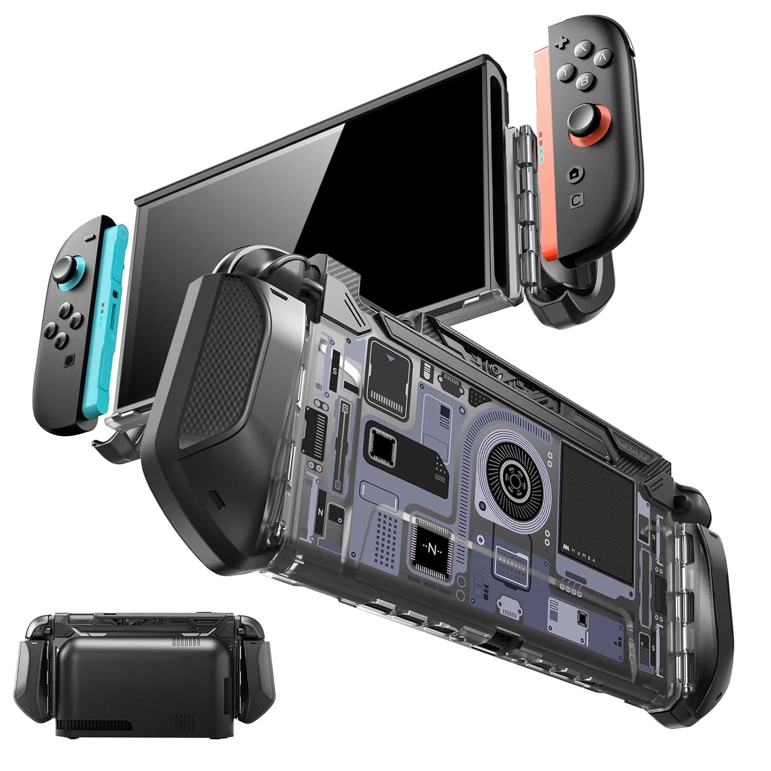 Mumba Dockable Protective Case for Nintendo Switch 2,Blade Series,Circuit