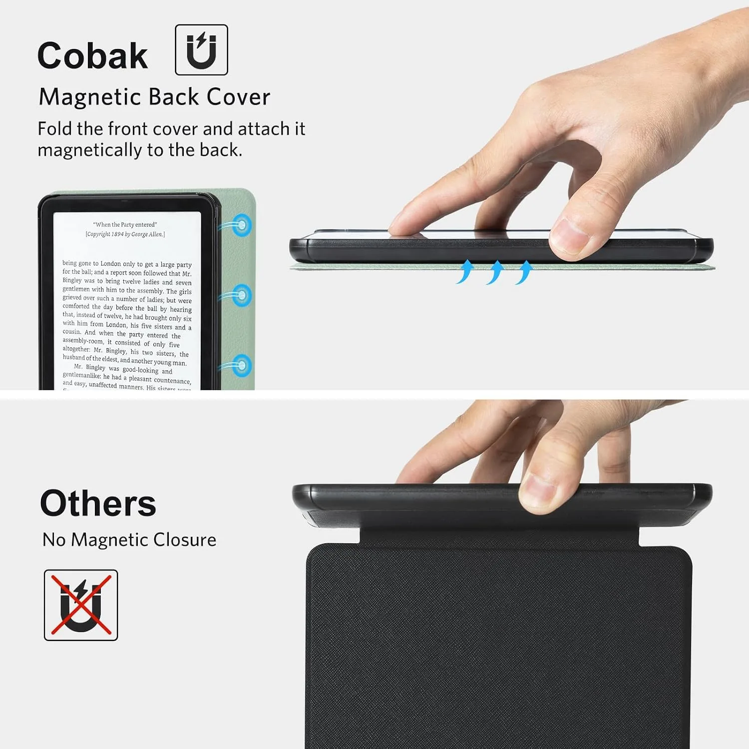 CoBak All New 6 Inch Magnetic Case, not for iPad (A0730)