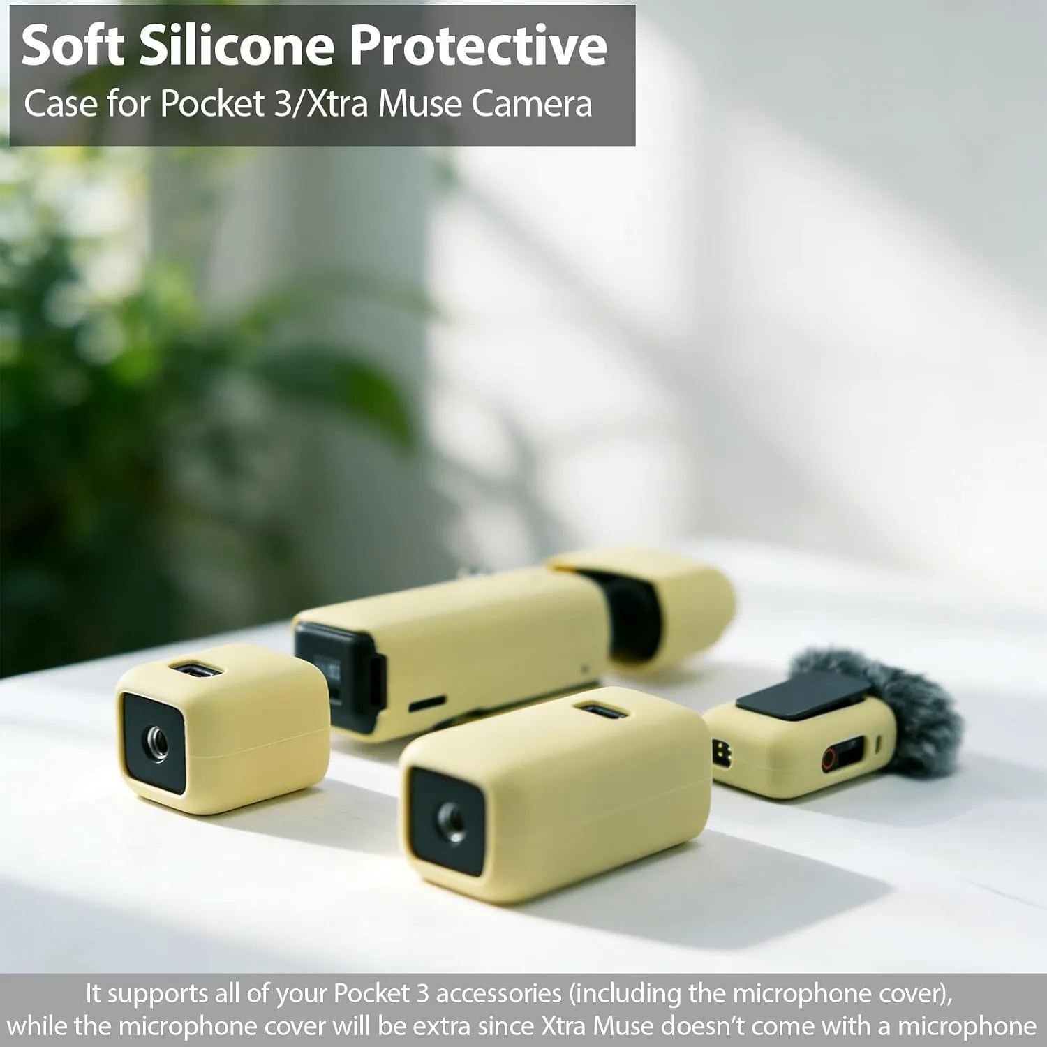 Case for DJI Osmo Pocket 3 / Xtra Muse Camera - Yellow