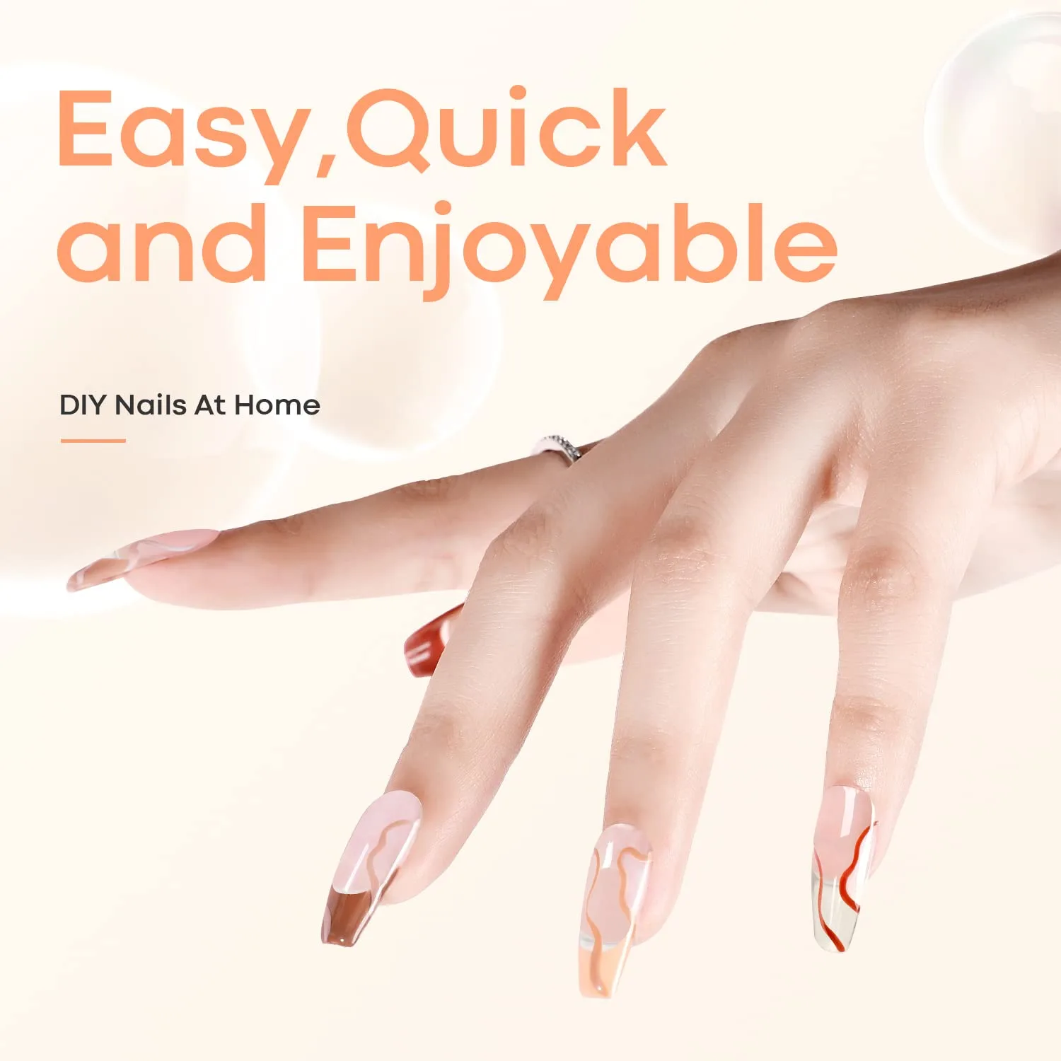 MODELONES Poly Nail Gel Builder 50ML 1.76oz Clear Color