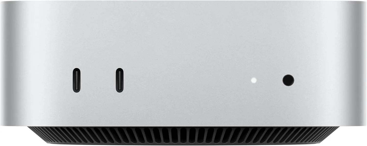 Apple 2024 Mac mini Desktop Computer with M4 chip with 10‑core CPU and 10‑core GPU: Built for Apple Intelligence, 16GB Unified Memory, 256GB SSD Storage, Gigabit Ethernet. Works with iPhone/iPad