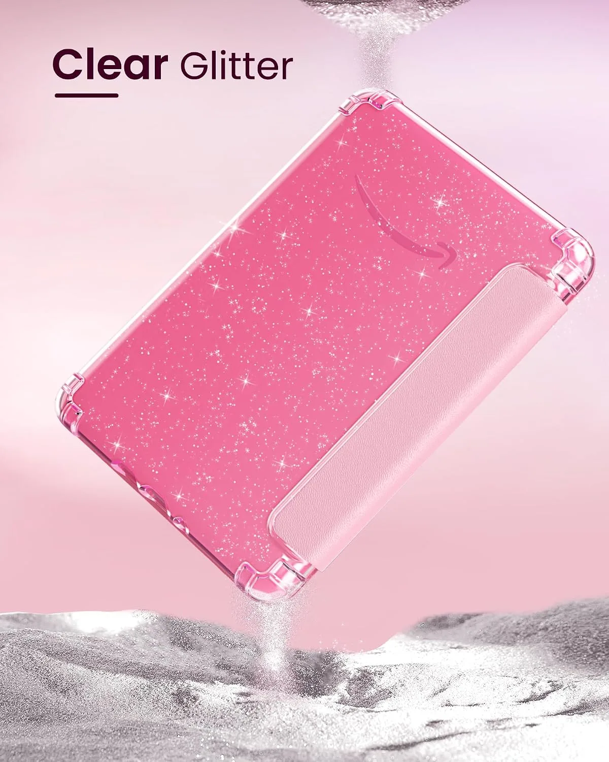 MoKo Case for 7" Kindle Paperwhite 12th Gen & Colorsoft 2024, Pink