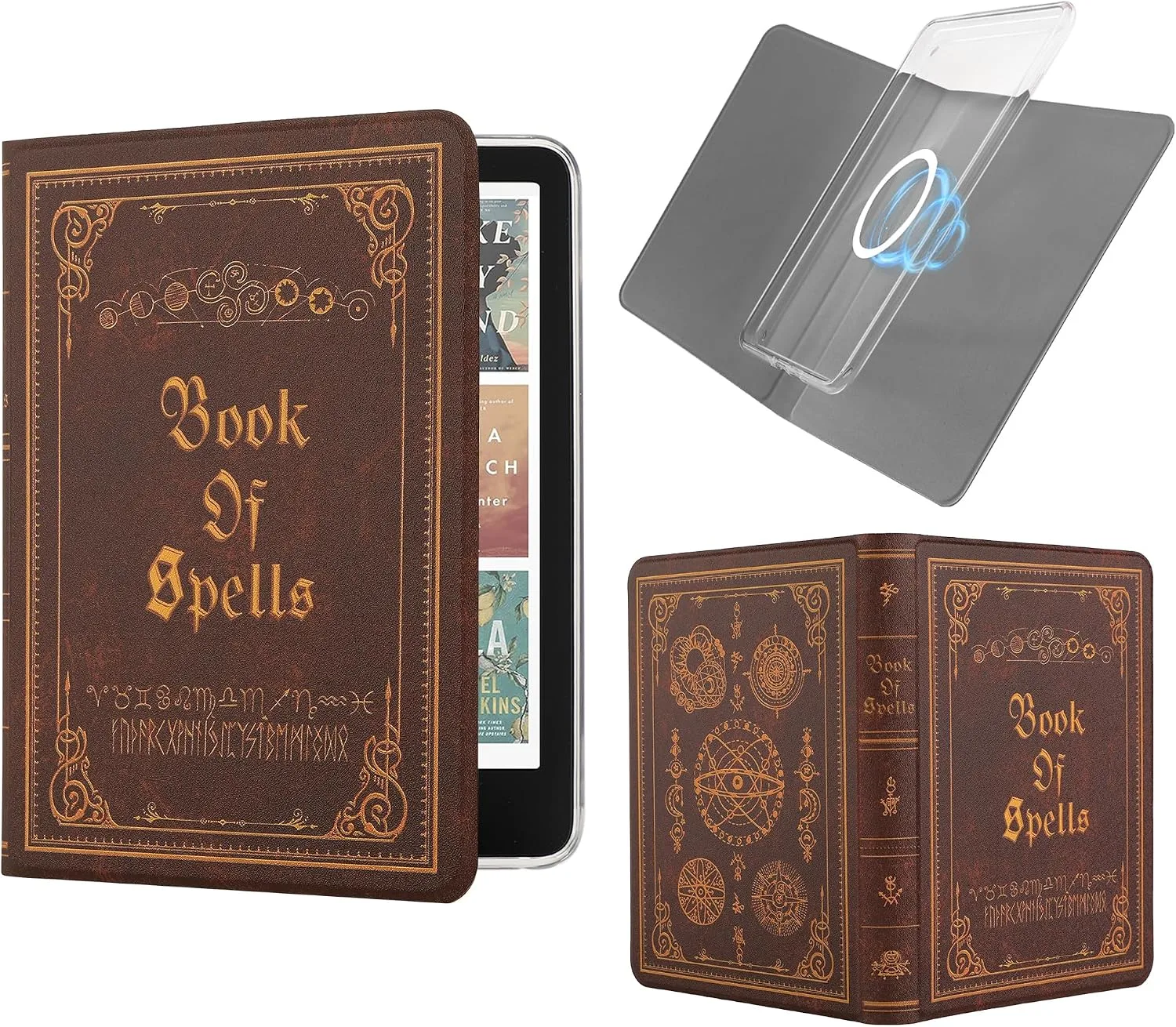 Magnetic Book Cover Case for 7'' Kindle Paperwhite & Colorsoft