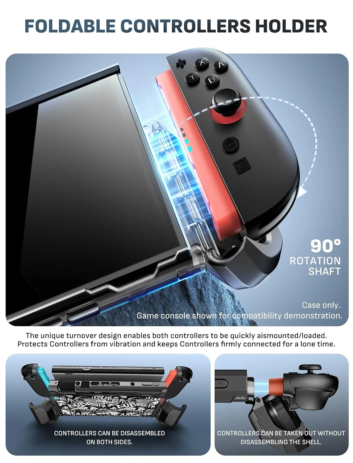 Mumba Dockable Protective Case for Nintendo Switch 2,Blade Series,Skidz