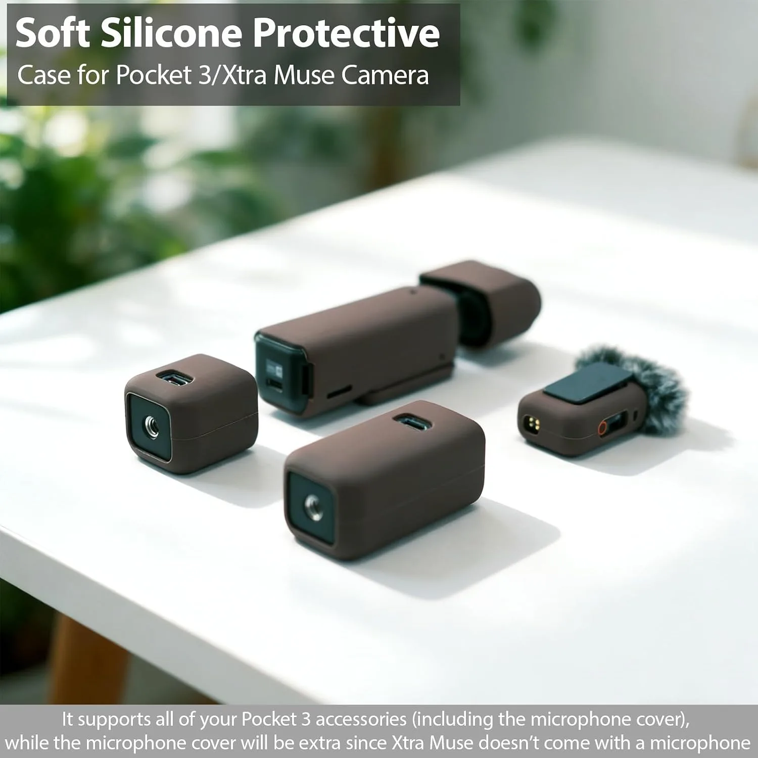 Case for DJI Osmo Pocket 3 / Xtra Muse Camera - Brown