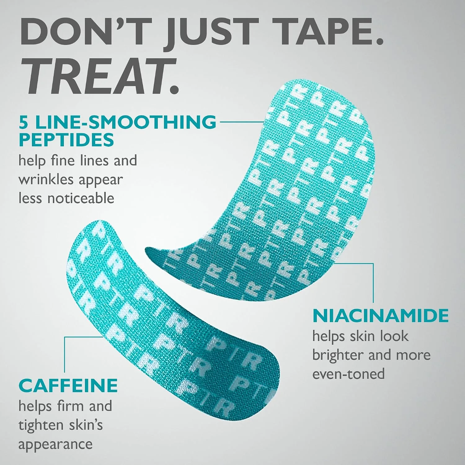 Peter Thomas Roth | Peptide Skinjection™ ​Peptide-Infused Face & Eye Tape | Face Tape For Wrinkles and Aging Skin | Peptide Face Tape