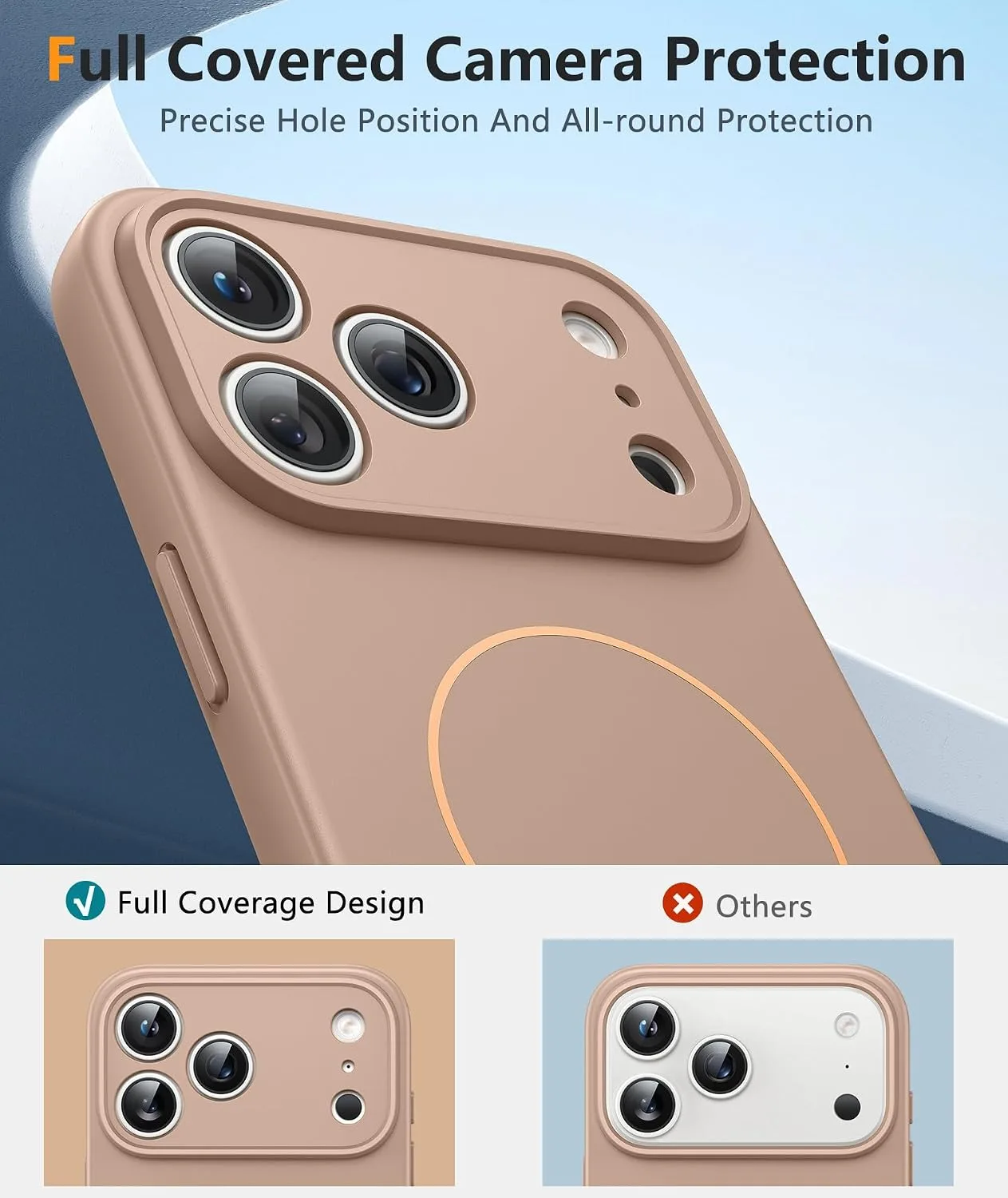 FNTCASE for iPhone 18 Pro Case/iPhone 17 Pro Case, Fit for Magsafe