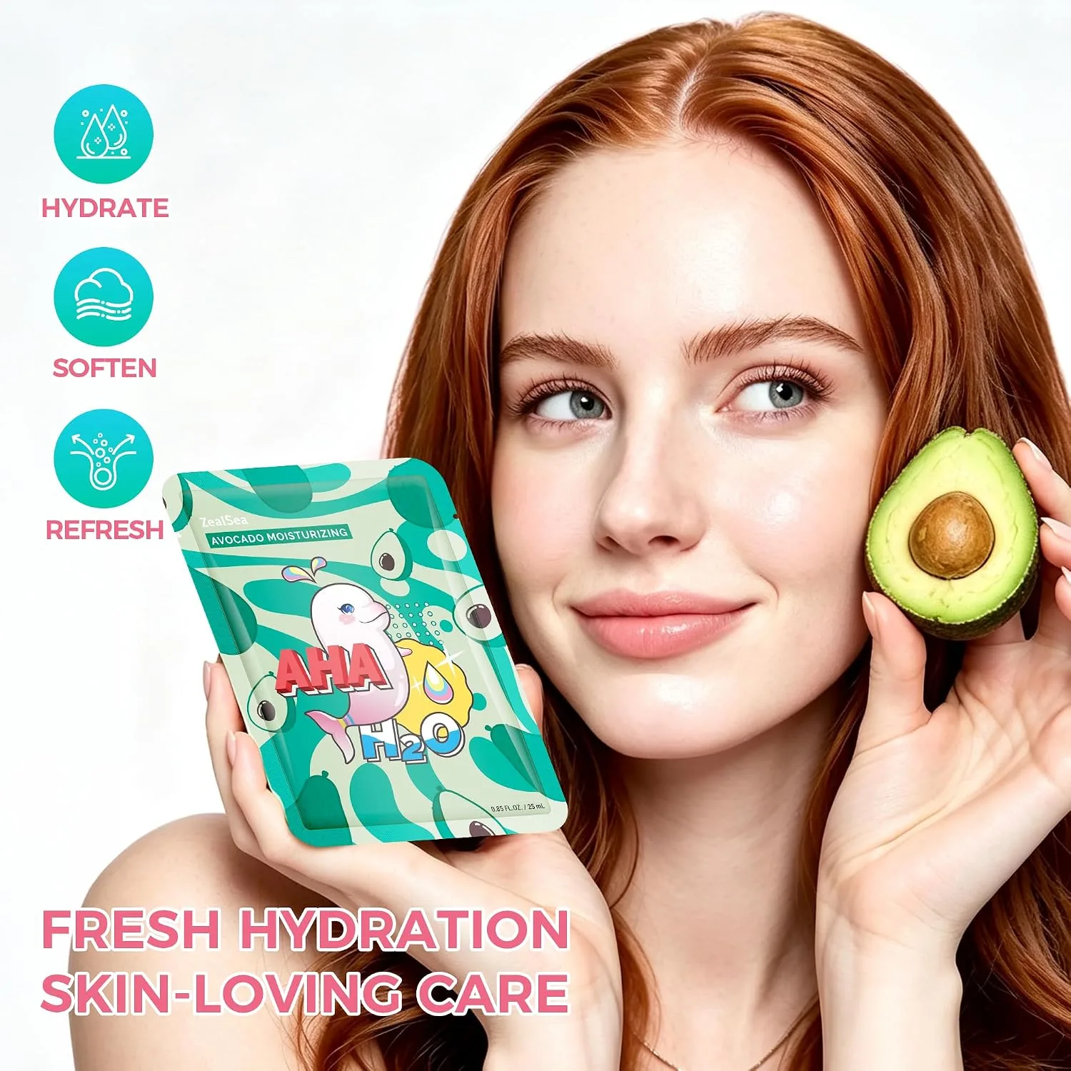 ZealSea Face Mask Skincare Facial Sheet Mask Spa Gifts for Kids Girls Women