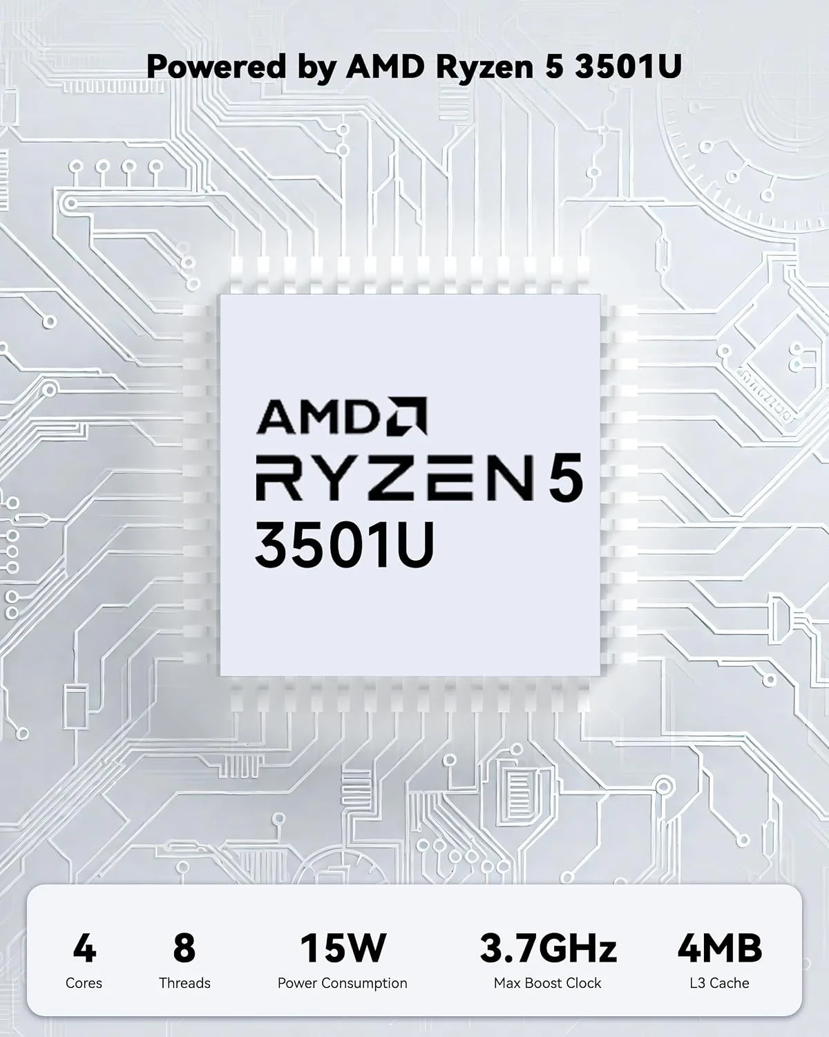 NIMO 15.6'' AI Power Student Laptop Computer 16GB RAM 512GB SSD,AMD Ryzen 5