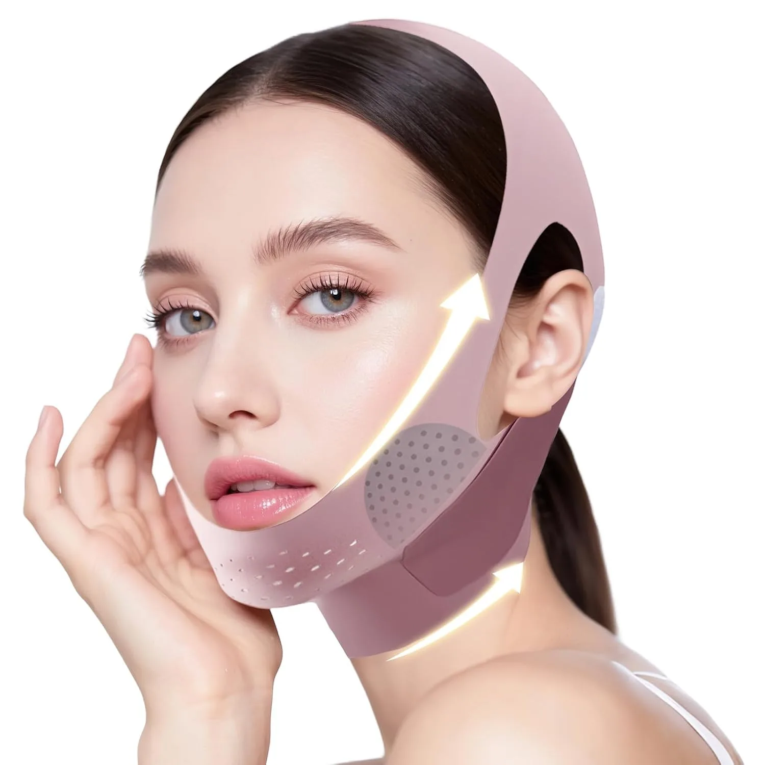Accesorio de contorno facial Jintion Graphene V-Line para cuello y mandíbula