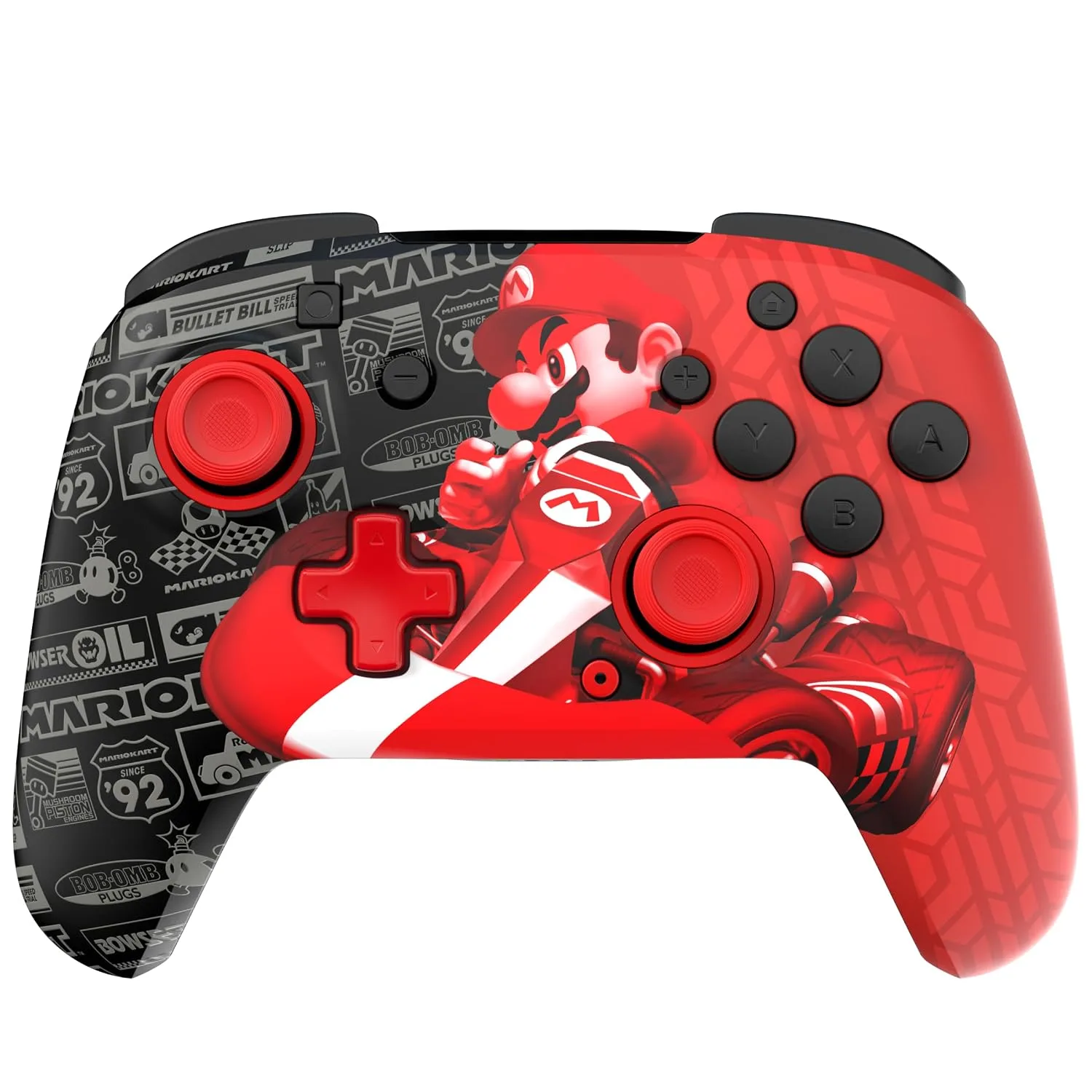 PDP Rematch Glow Wireless Controller Grand Prix Mario Nintendo Switch 2