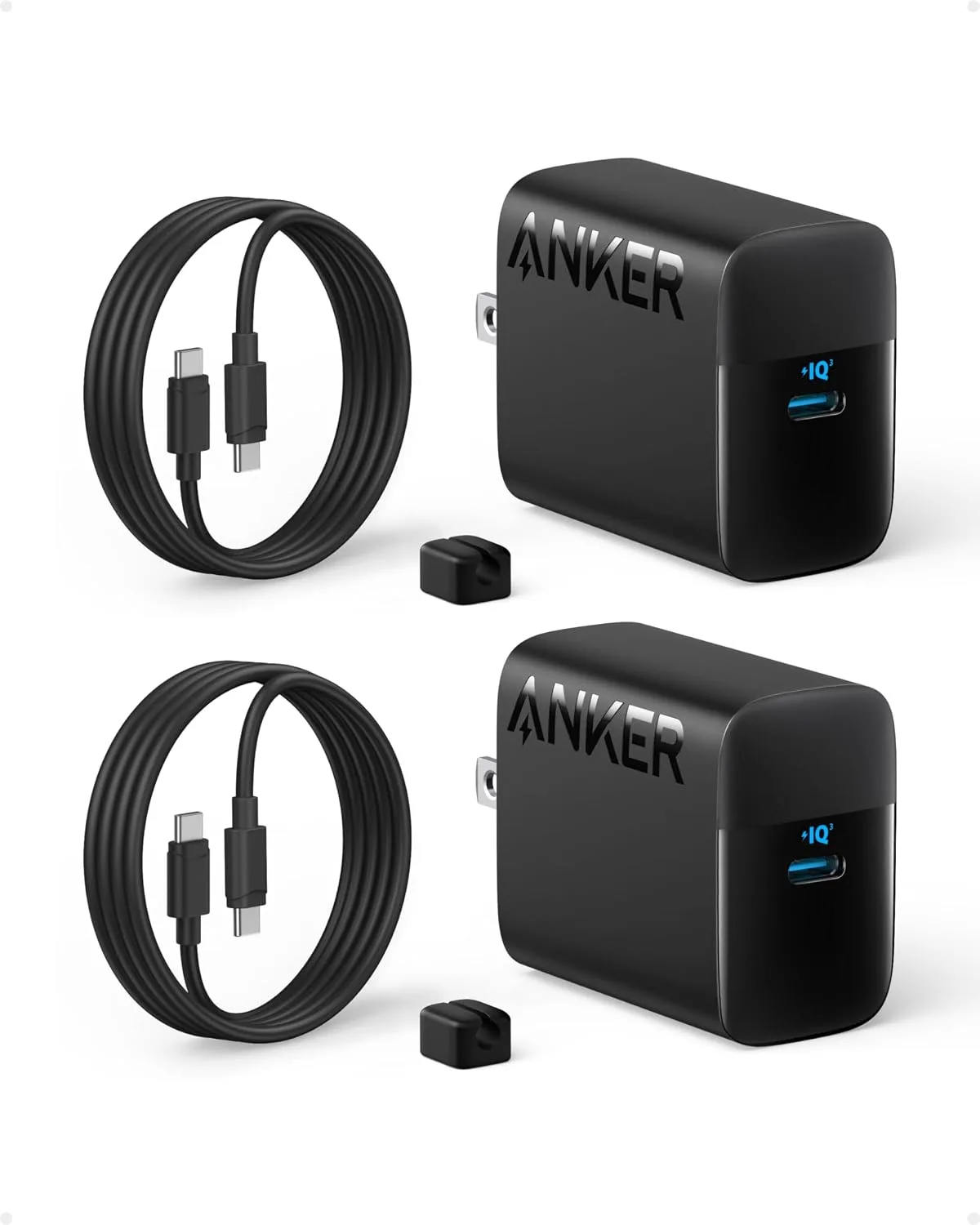 Anker 45W USB C Charger Block, 2-Pack Type C Charger Fast Charging