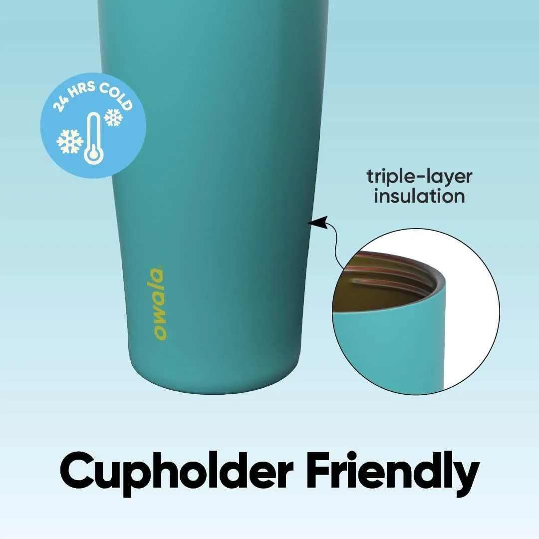 Owala FreeSip Sway Stainless Steel Water Bottle 30 oz Summer Sweetness