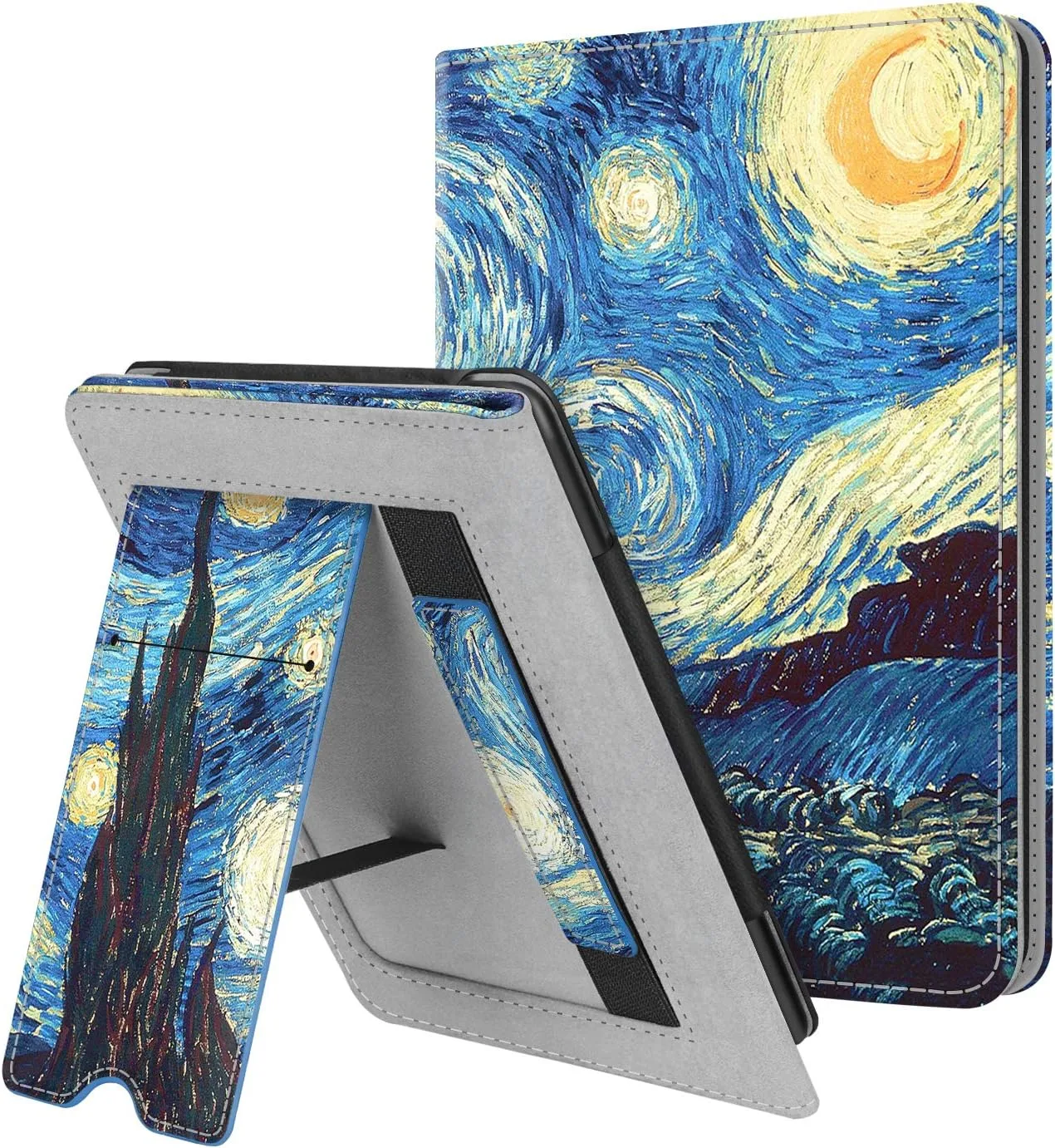 Fintie Stand Case for 6" Kindle Paperwhite 10th Gen 2018, Starry Night