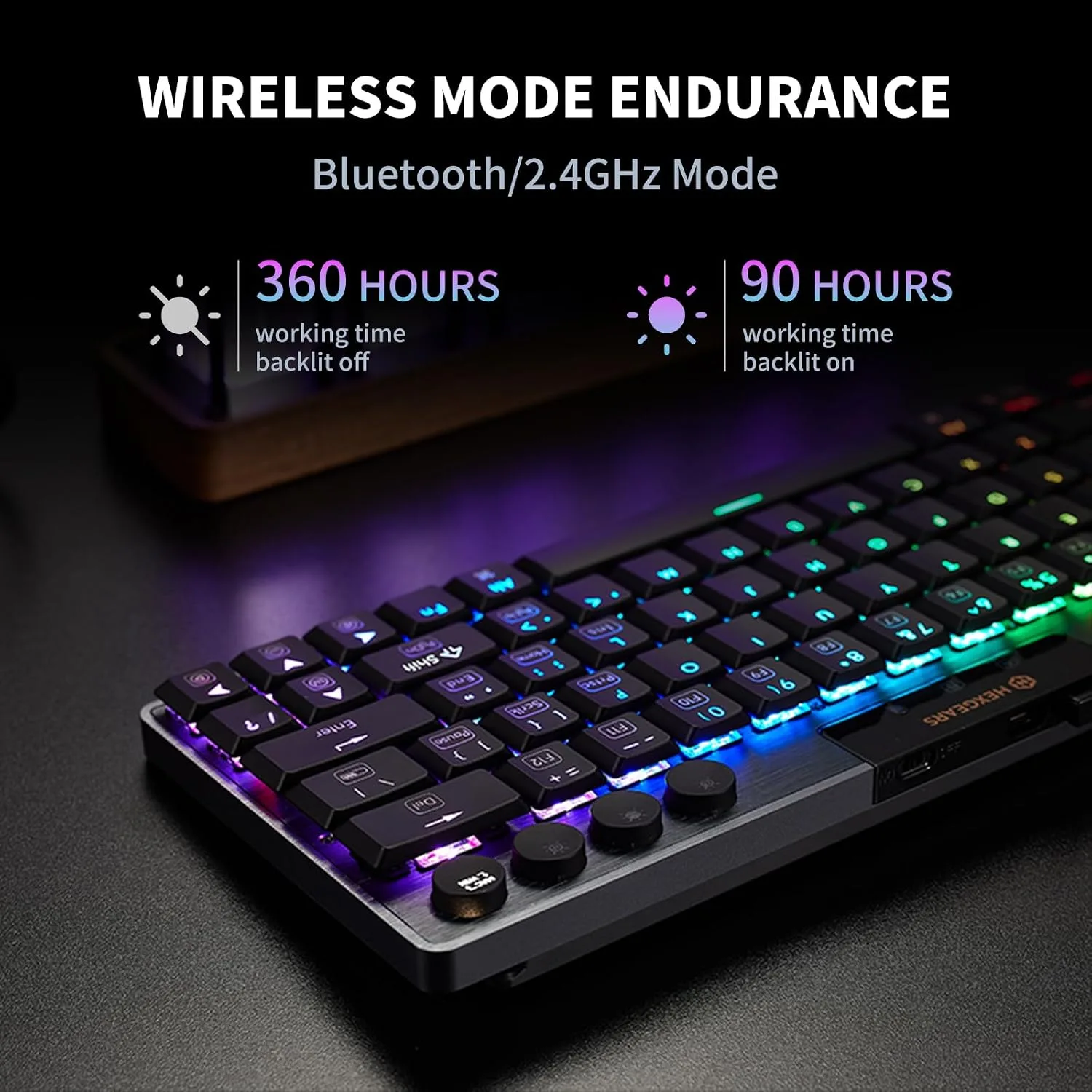 Hexgears A1 Low Profile Wireless Mechanical Keyboard - Linear