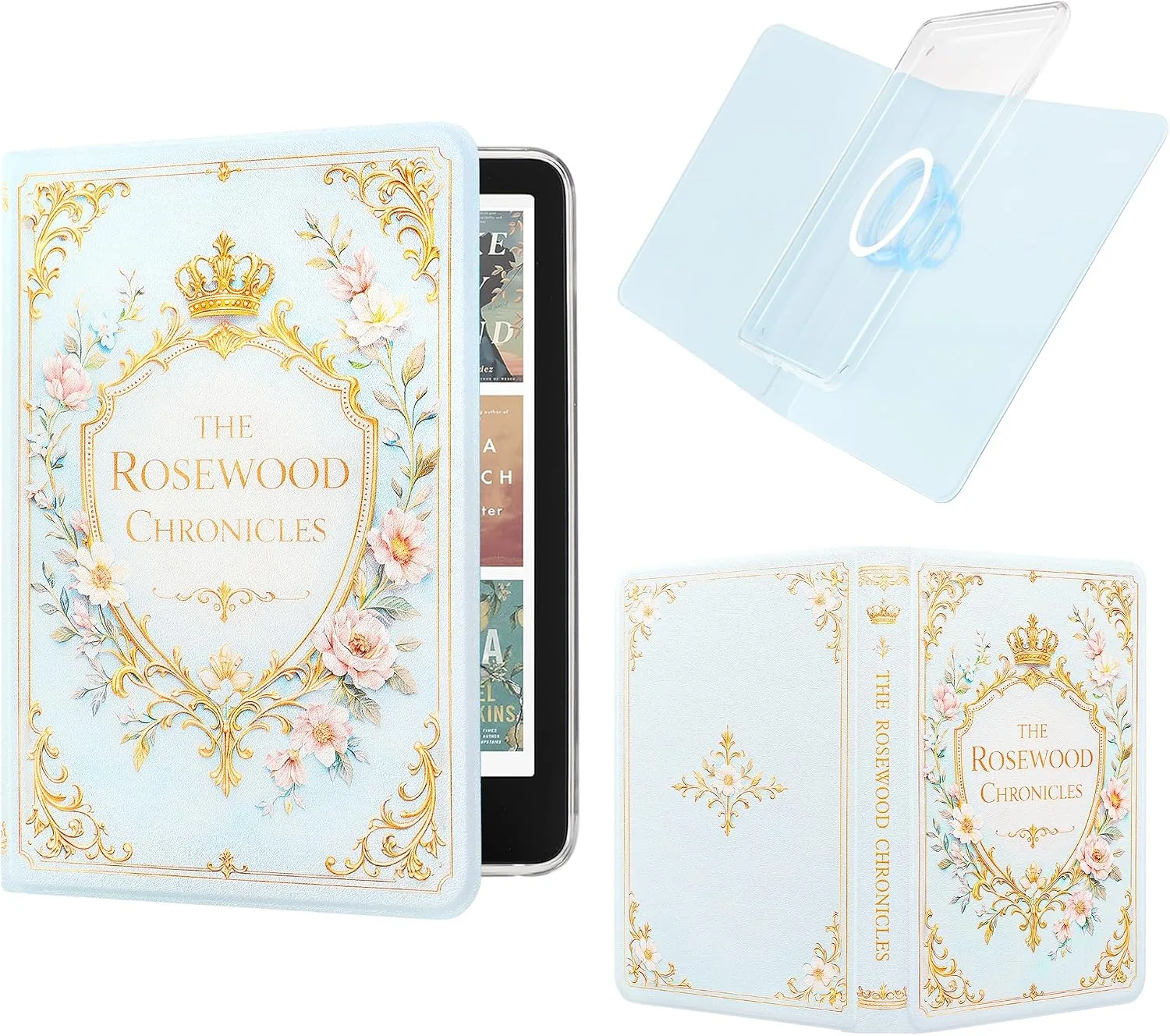Magnetic Book Cover Case for 7'' Kindle Paperwhite & Colorsoft