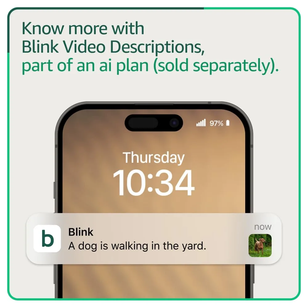 Blink Outdoor 4 and Battery Doorbell 2K+ (newest model) — Two-year battery 1080p cameras and 2K battery doorbell. Sync Module Core included — 3 Cameras + Doorbell (Black)